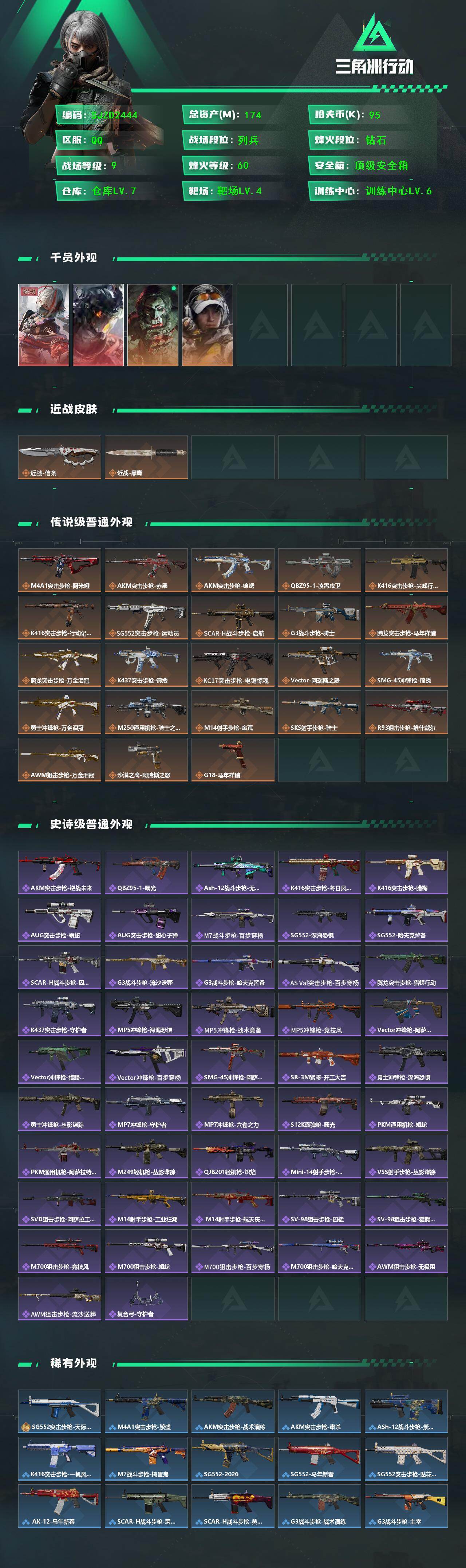 SJZEY454853三角洲行动账号详情图2