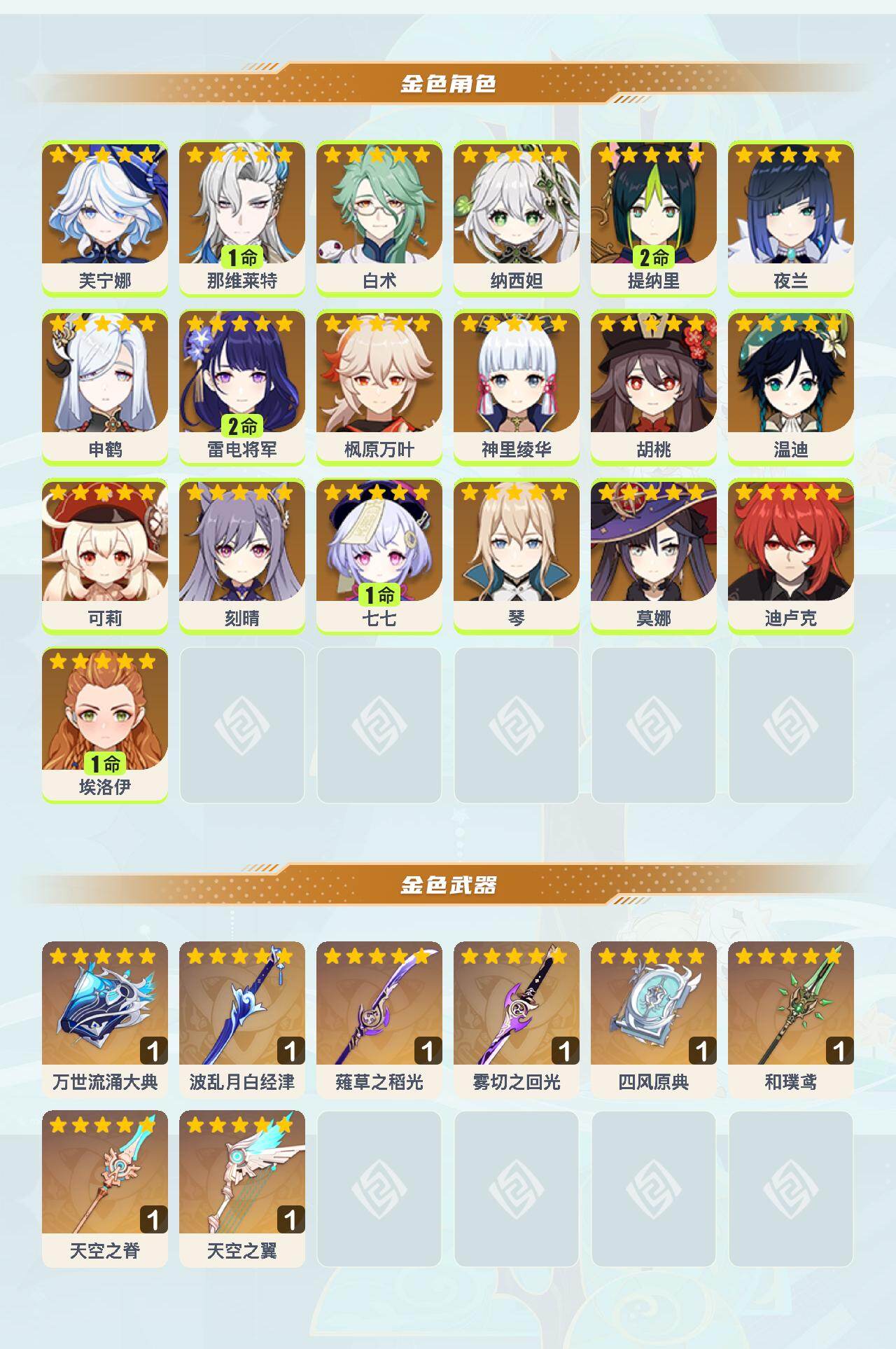 YSEY42870原神账号详情图3