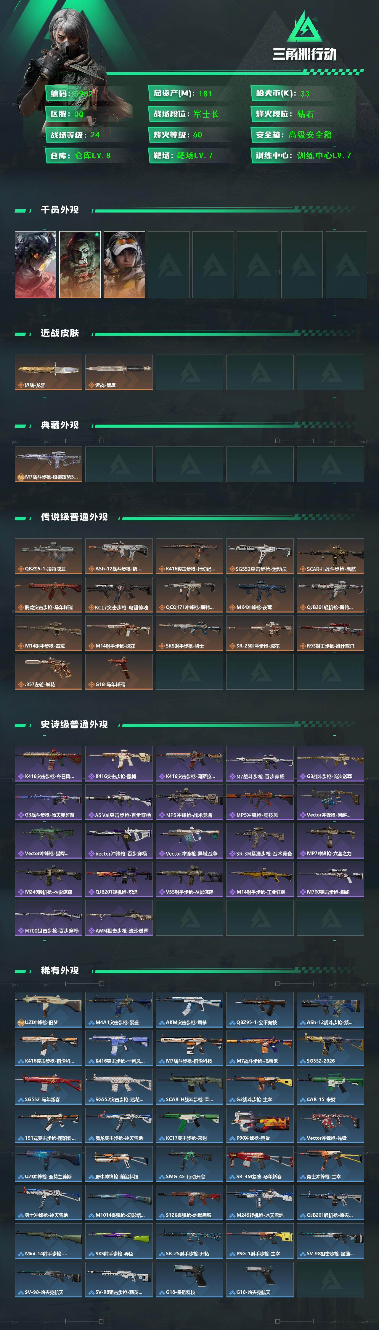 SJZCMW464858三角洲行动账号详情图2 SJZCMW464858三角洲行动账号详情图2