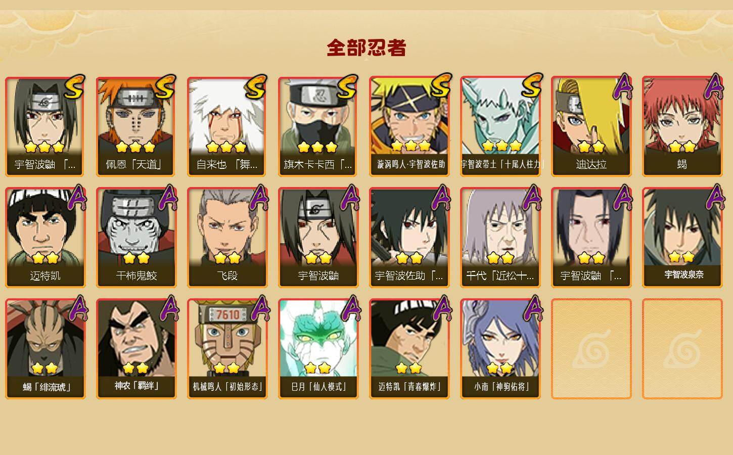 HYEY415599火影忍者账号详情图2