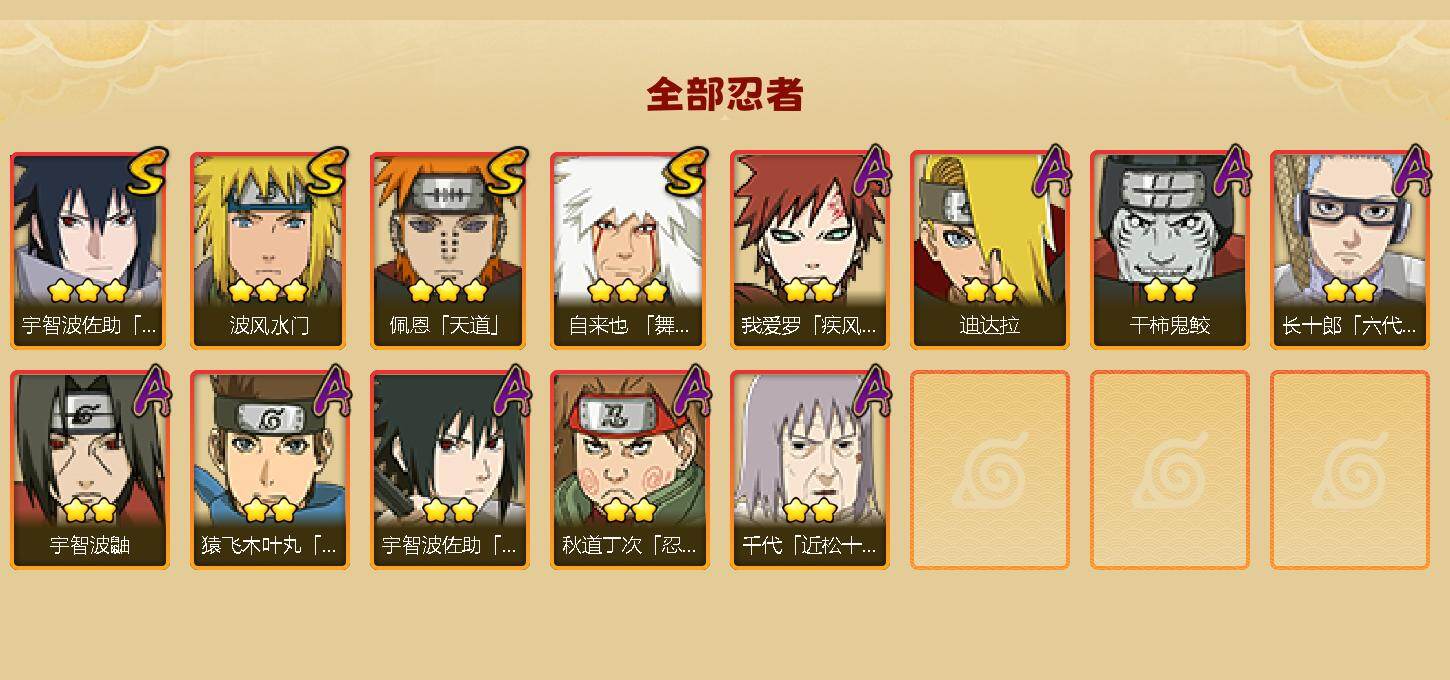 HYEY416090火影忍者账号详情图2 HYEY416090火影忍者账号详情图2