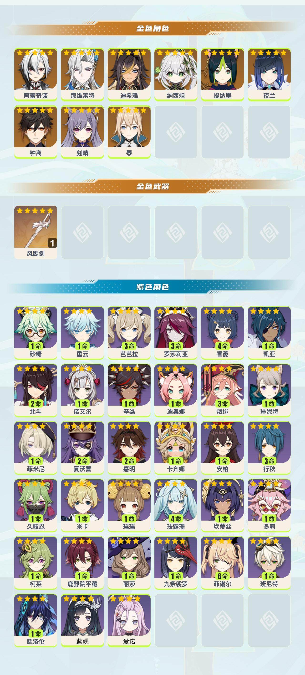 YSEY42907原神账号详情图2