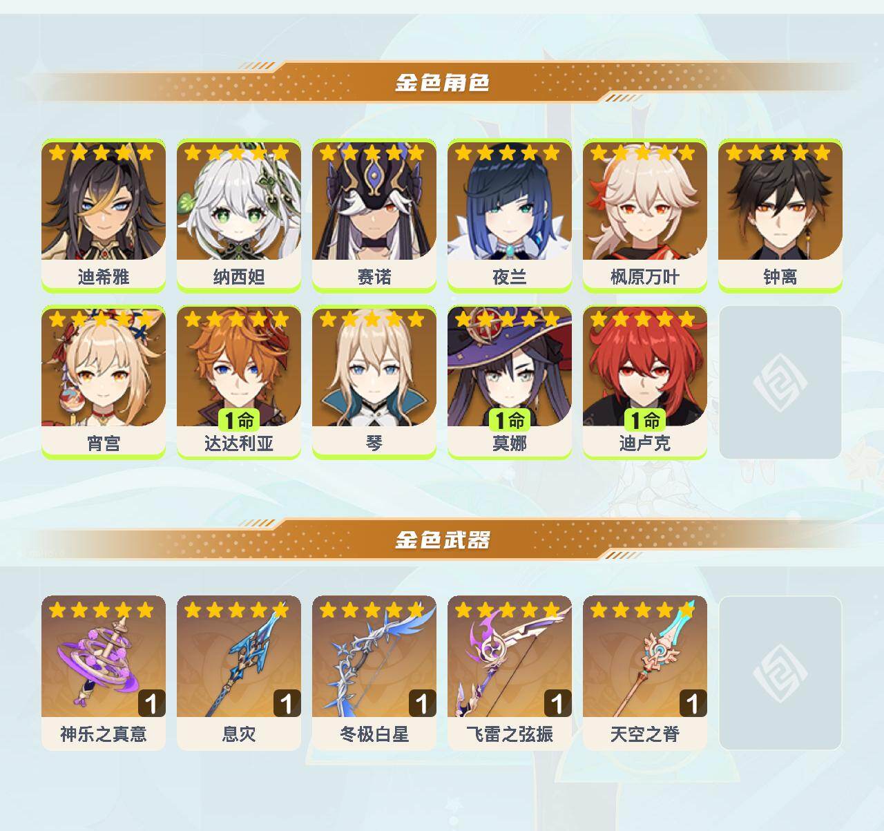 YSEY42874原神账号详情图3