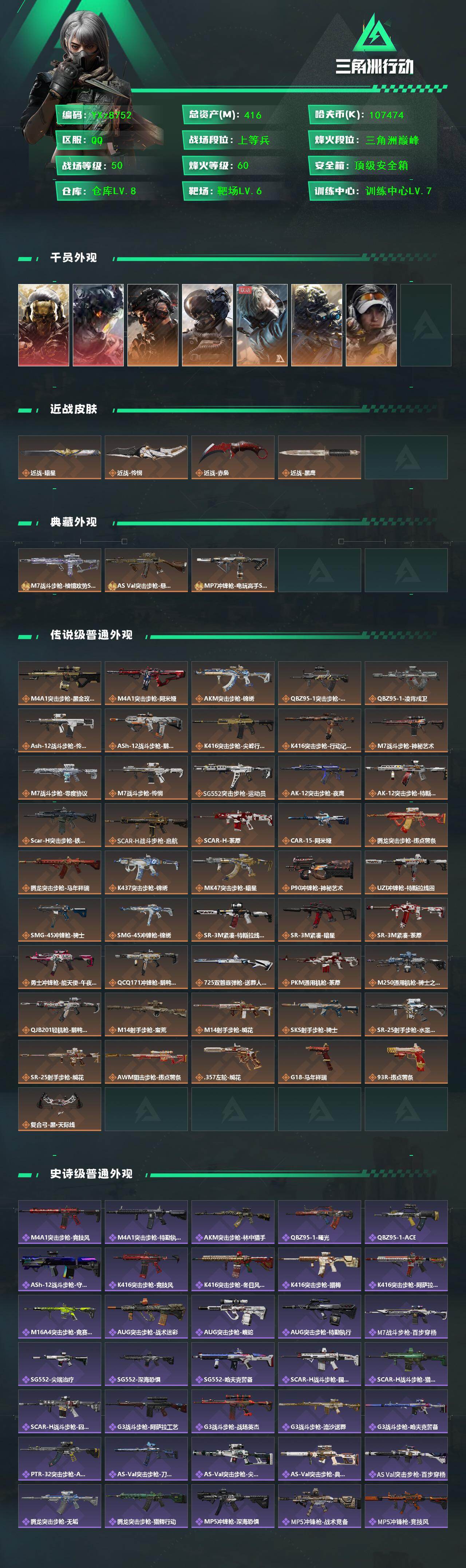 SJZCMW458178三角洲行动账号详情图2