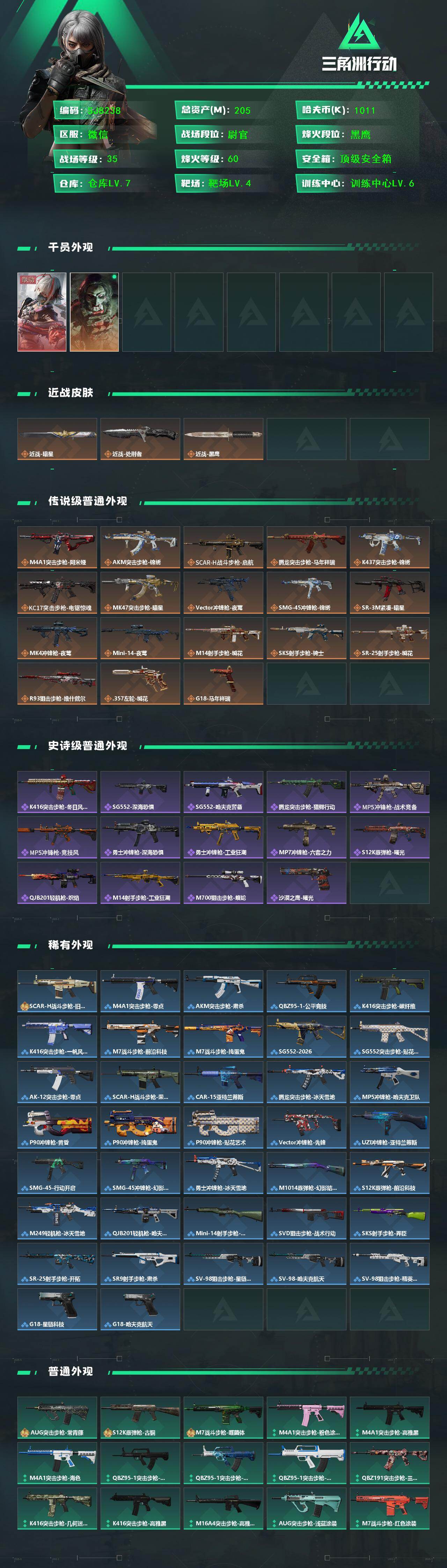 SJZEY455381三角洲行动账号详情图2