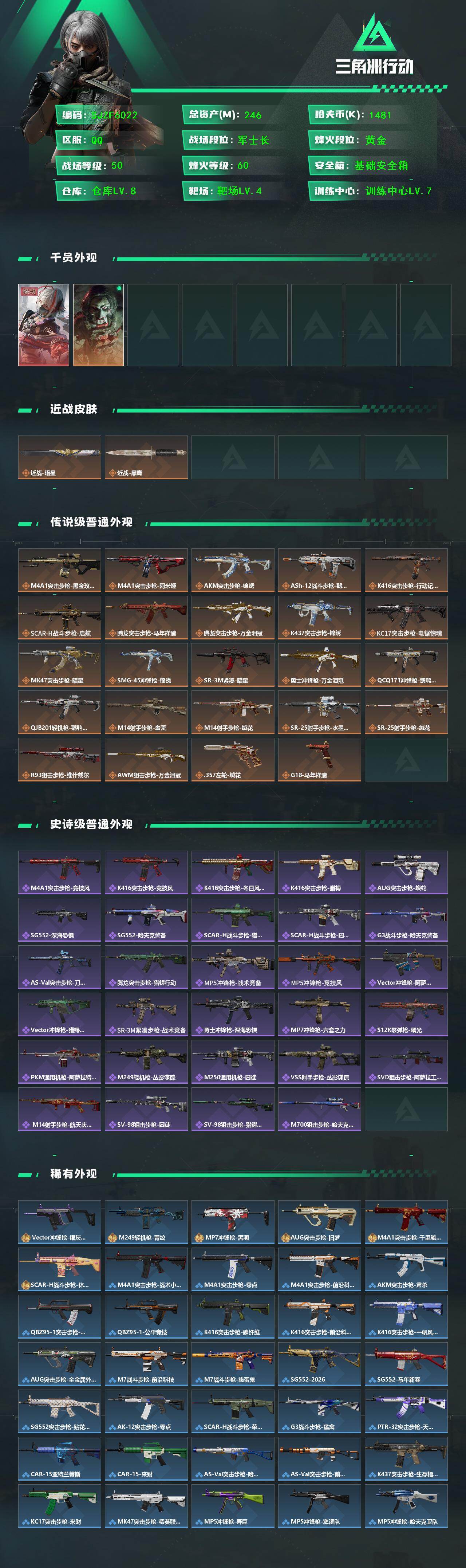 SJZEY455836三角洲行动账号详情图2