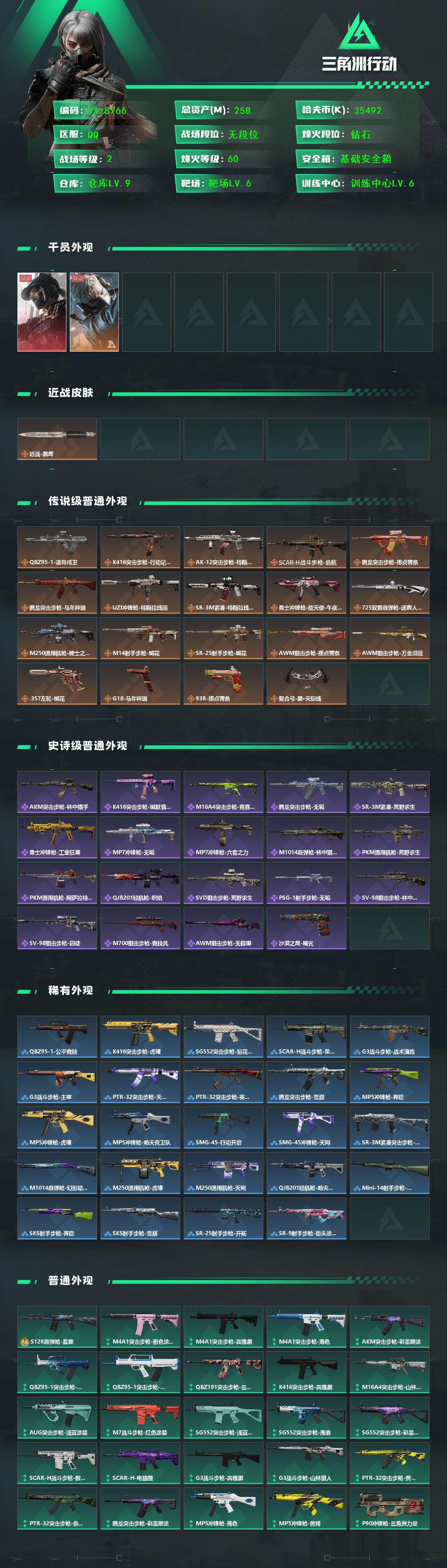 SJZCMW458494三角洲行动账号详情图2 SJZCMW458494三角洲行动账号详情图2