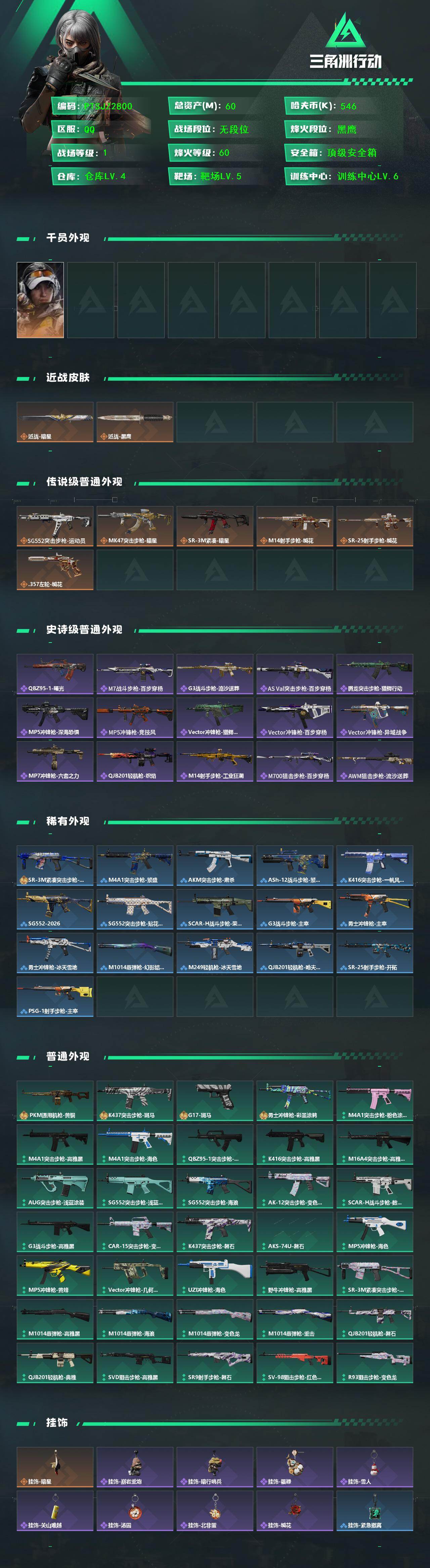 SJZCMW458209三角洲行动账号详情图2