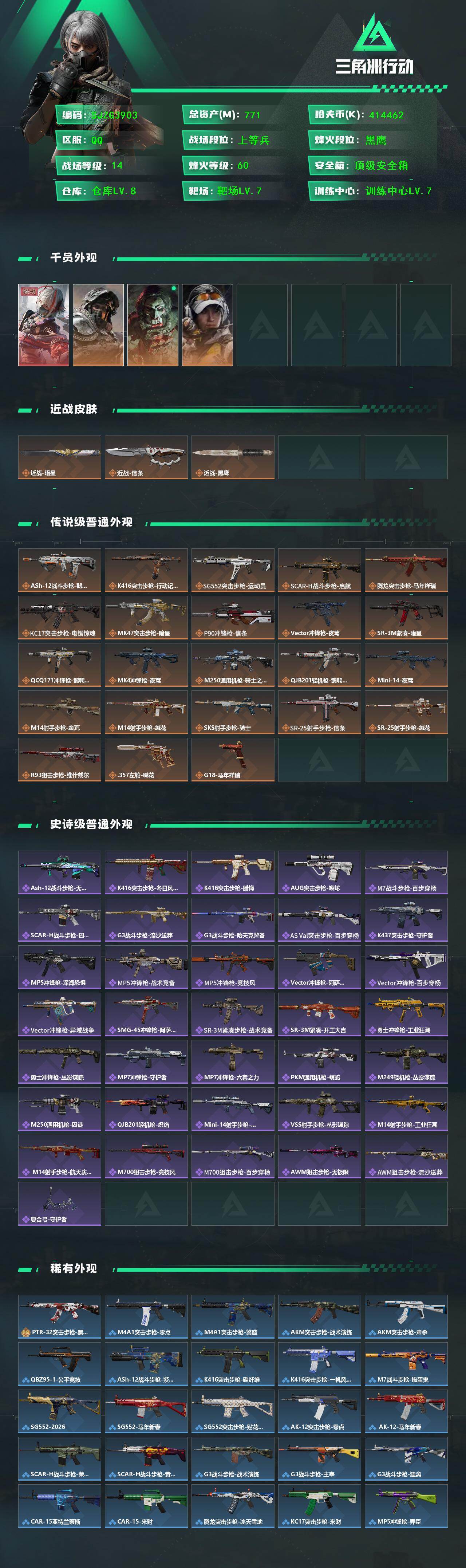 SJZEY455233三角洲行动账号详情图2