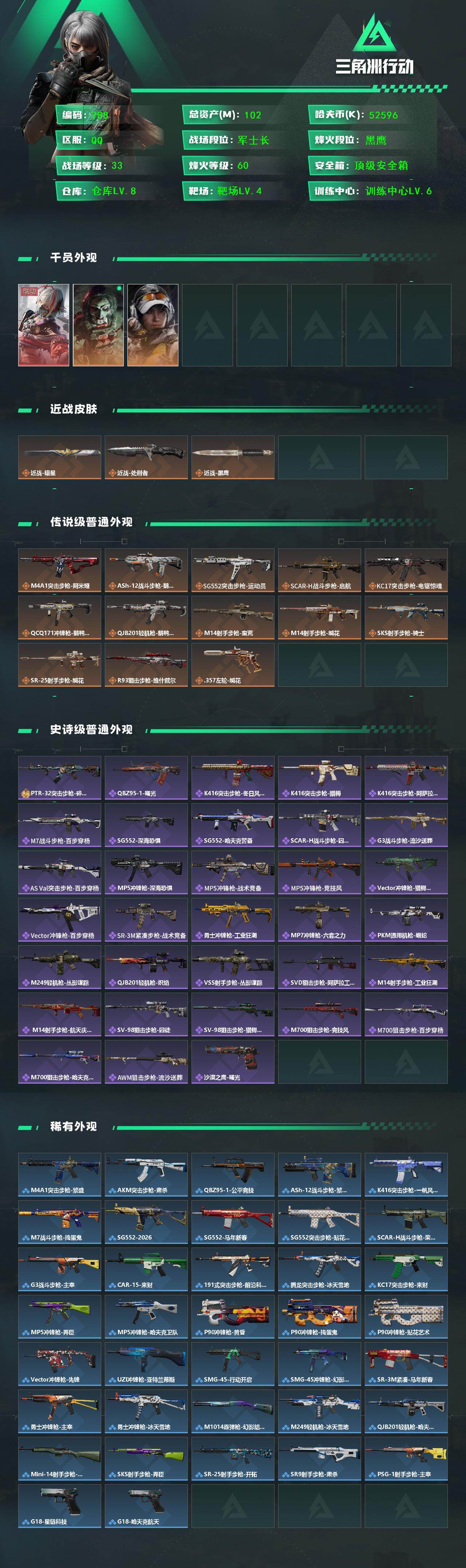 SJZCMW458198三角洲行动账号详情图2