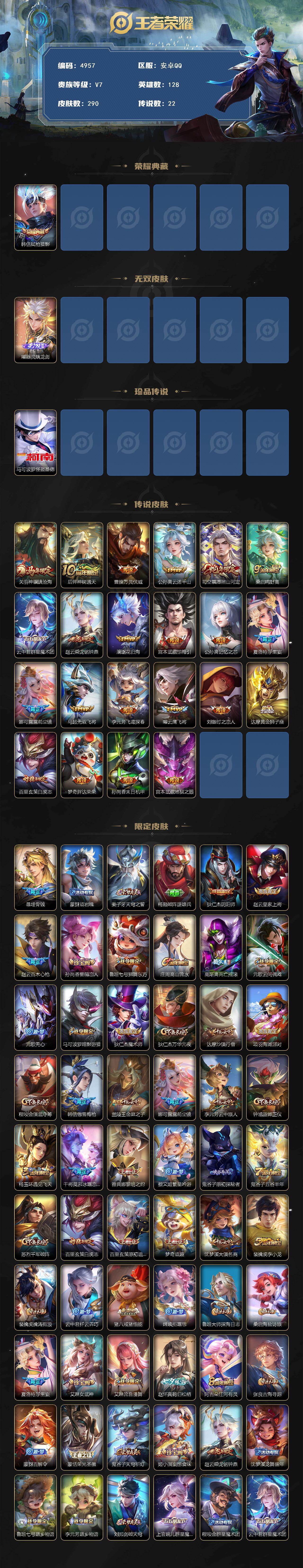 WZCMW4199900王者荣耀账号详情图2