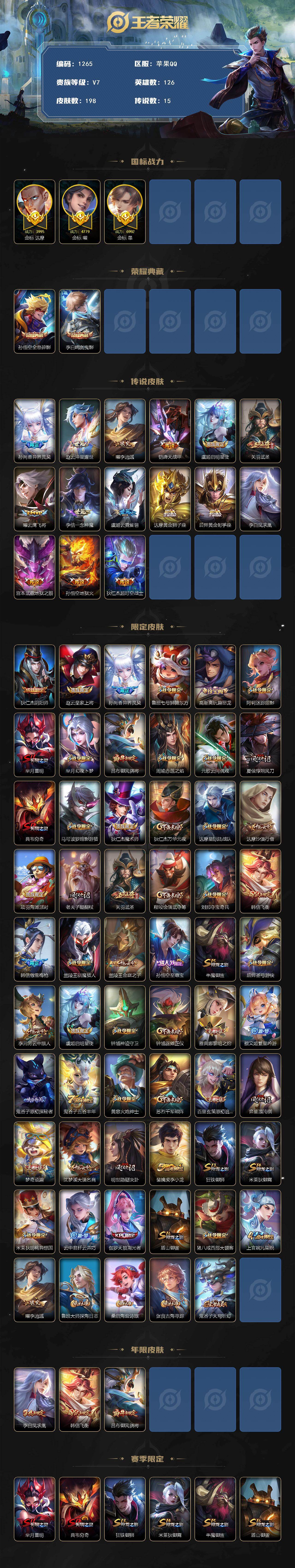 WZCMW4200523王者荣耀账号详情图2