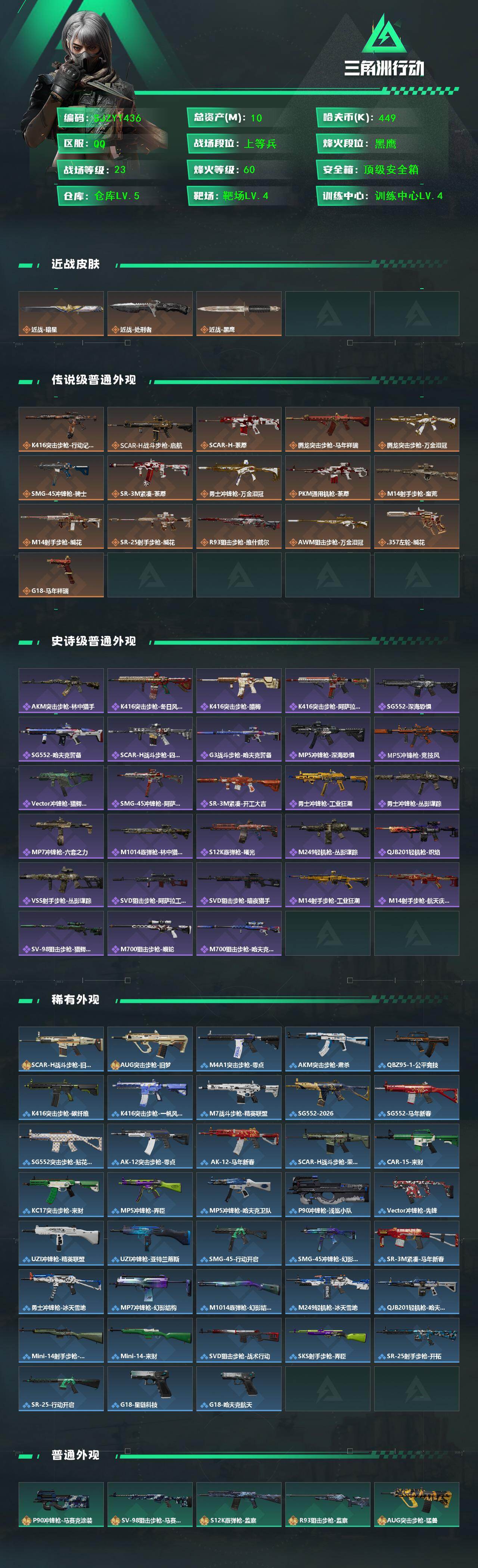 SJZEY455981三角洲行动账号详情图2