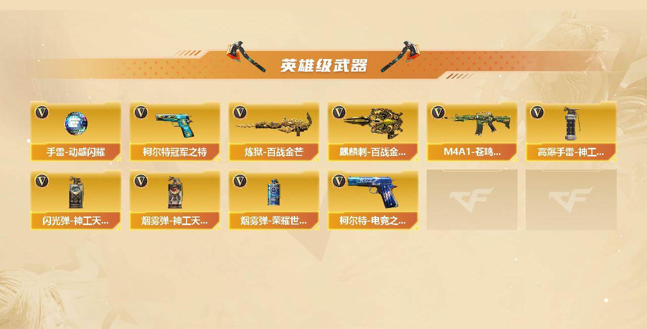 CFCMW452728穿越火线账号详情图3