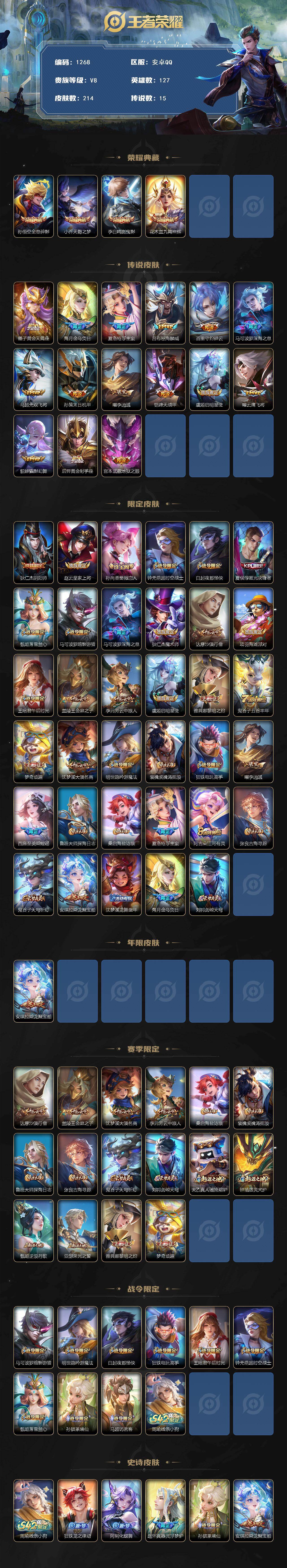 WZCMW4200759王者荣耀账号详情图2