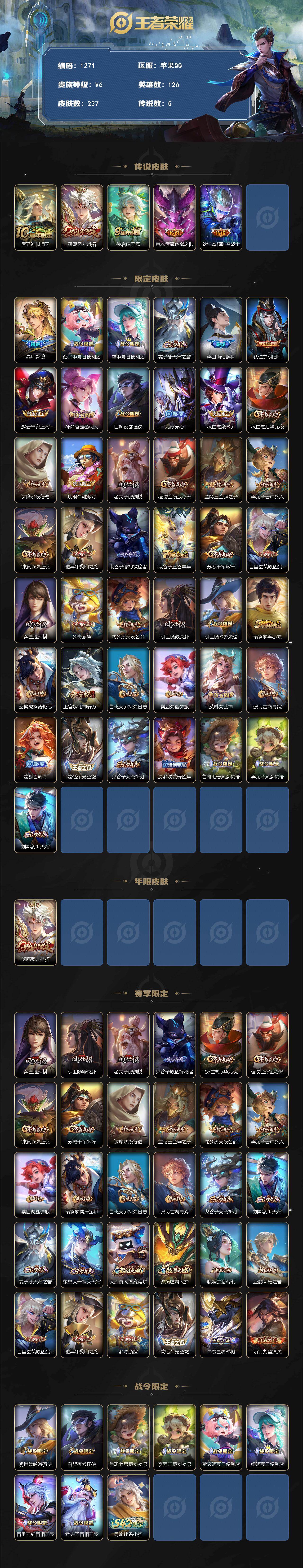 WZCMW4201220王者荣耀账号详情图2