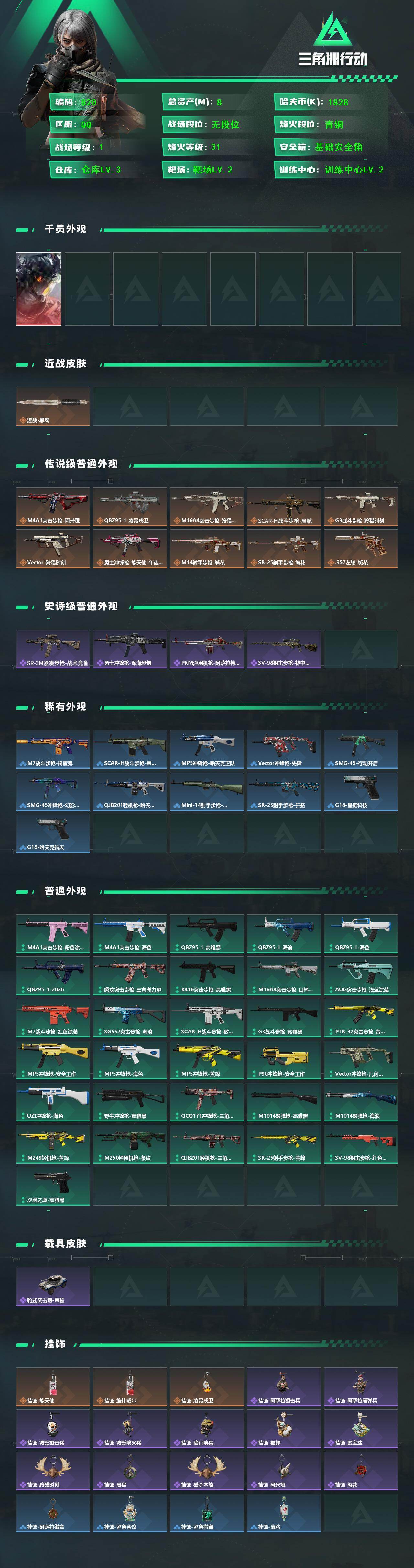 SJZCMW459002三角洲行动账号详情图2