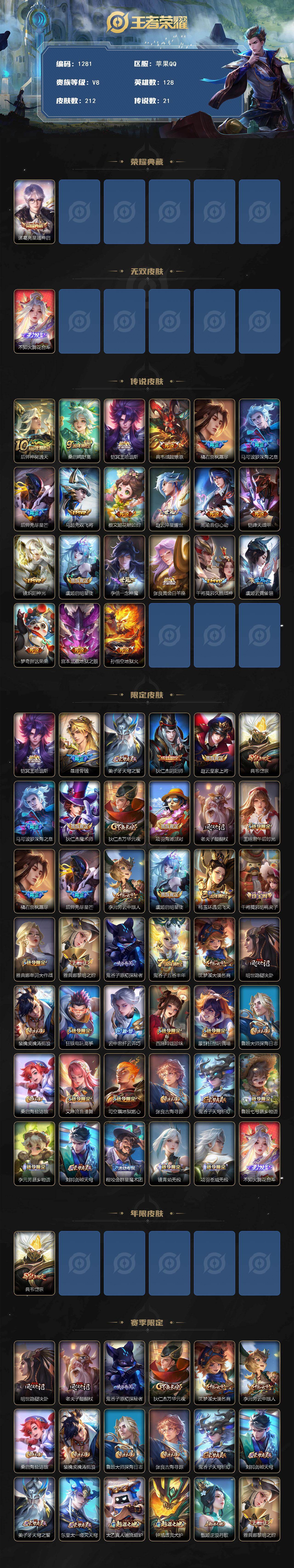 WZCMW4202138王者荣耀账号详情图2