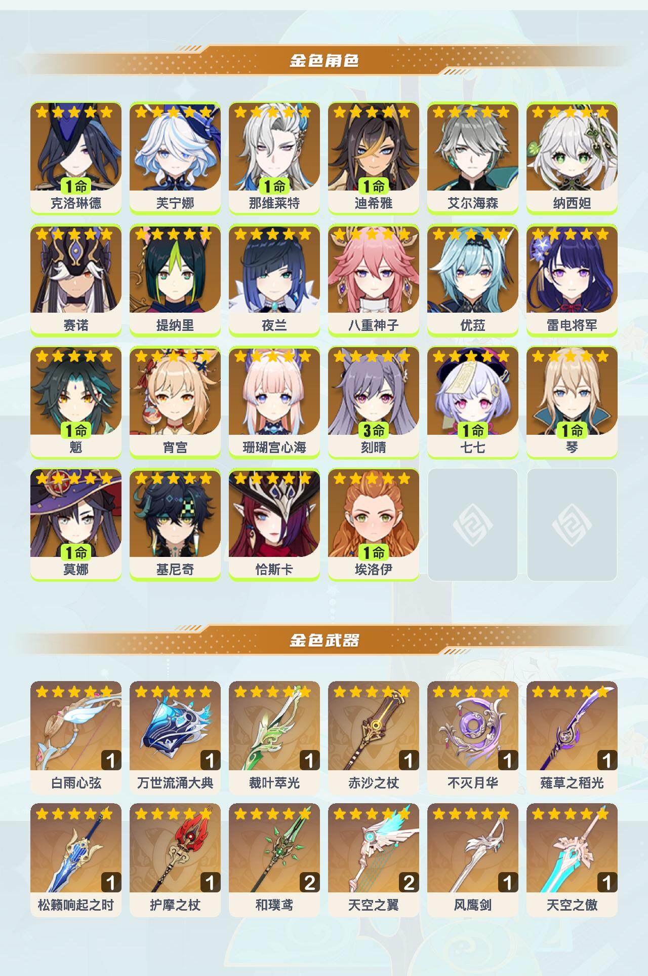 YSEY42967原神账号详情图3