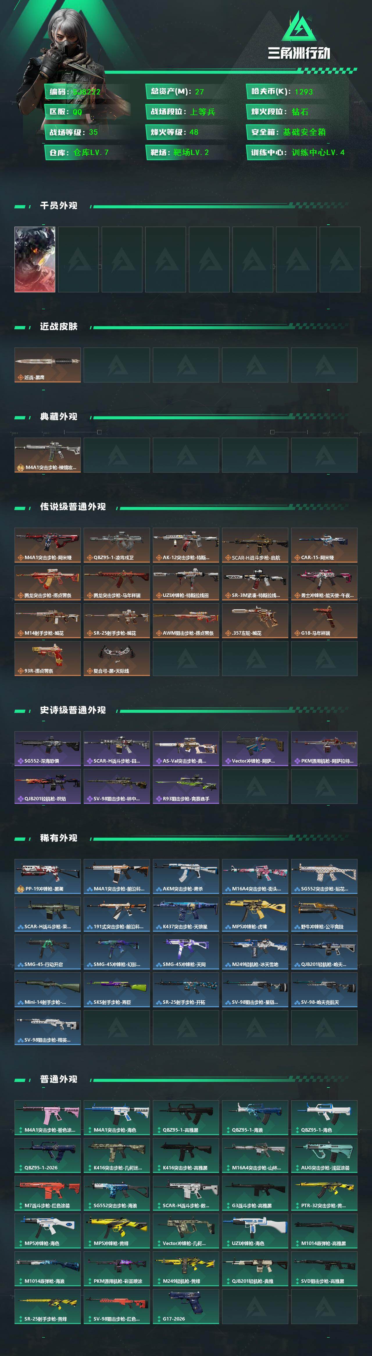 SJZEY456891三角洲行动账号详情图2