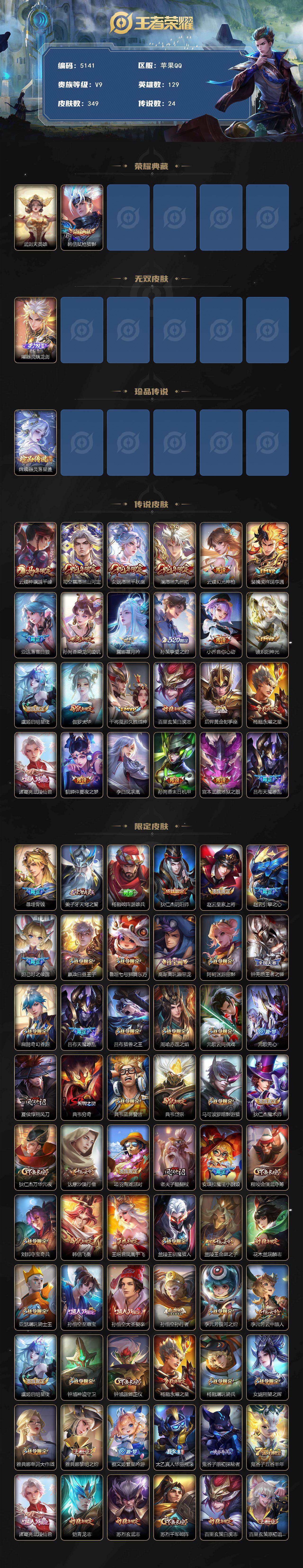 WZCMW4202618王者荣耀账号详情图2