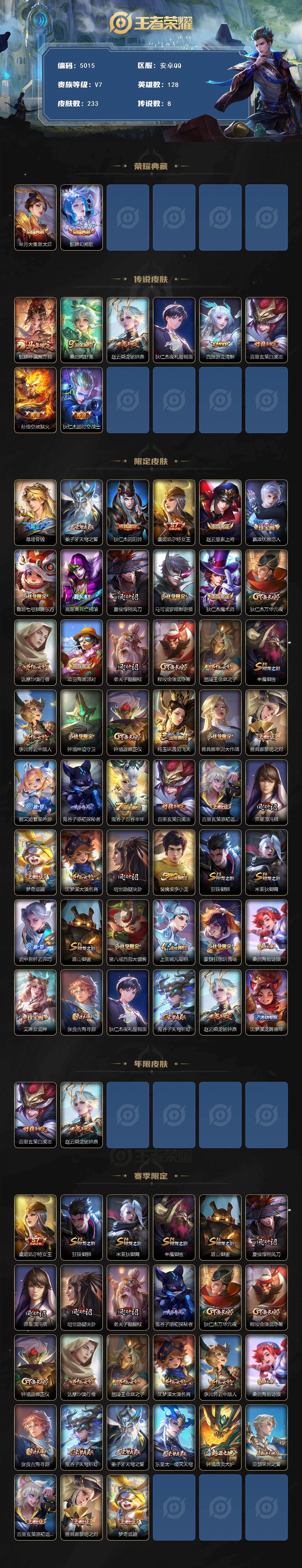 WZCMW4202666王者荣耀账号详情图2