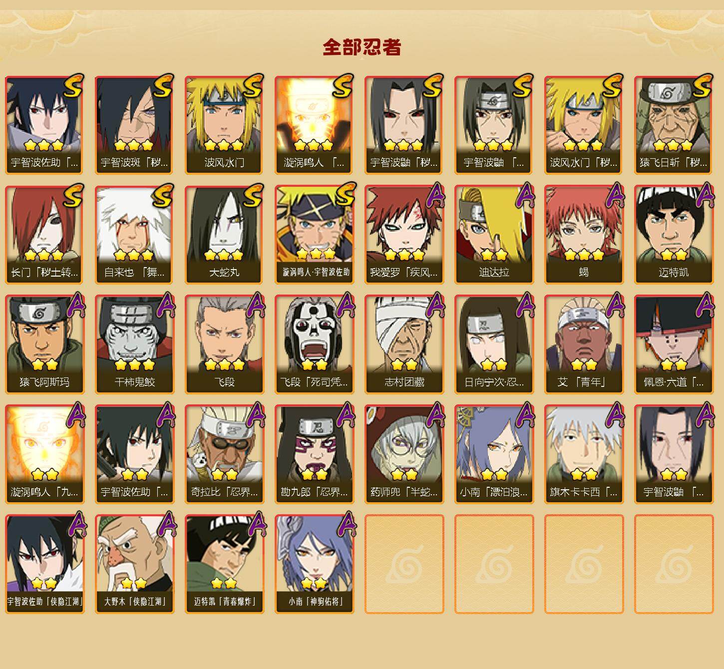 HYQM416587火影忍者账号详情图3