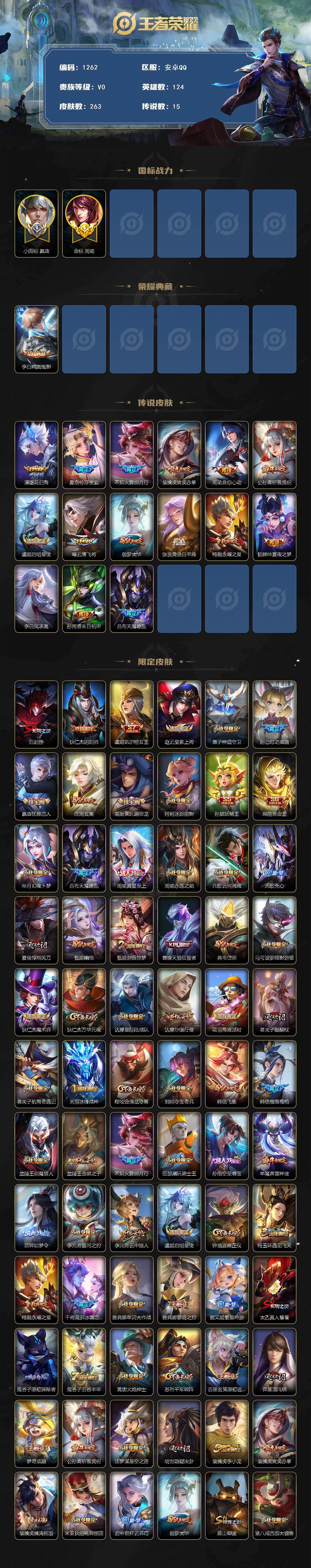 WZCMW4200441王者荣耀账号详情图2