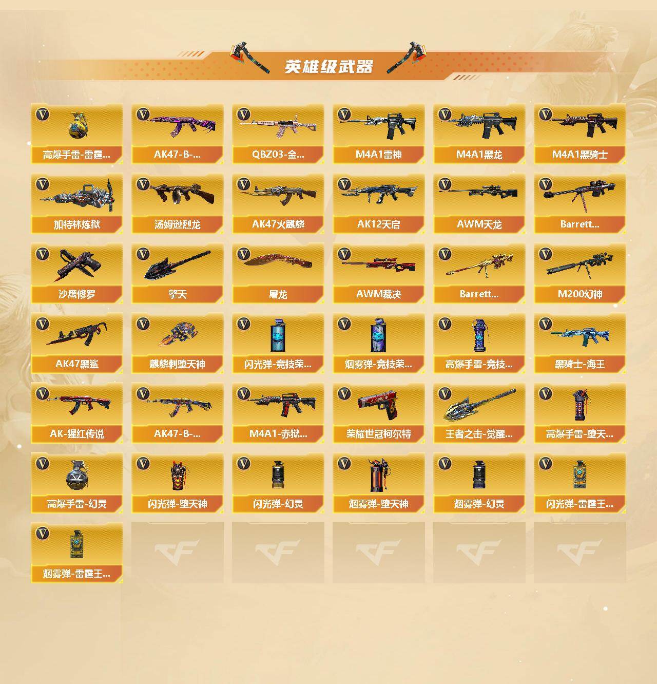 CFCMW452805穿越火线账号详情图3 CFCMW452805穿越火线账号详情图3