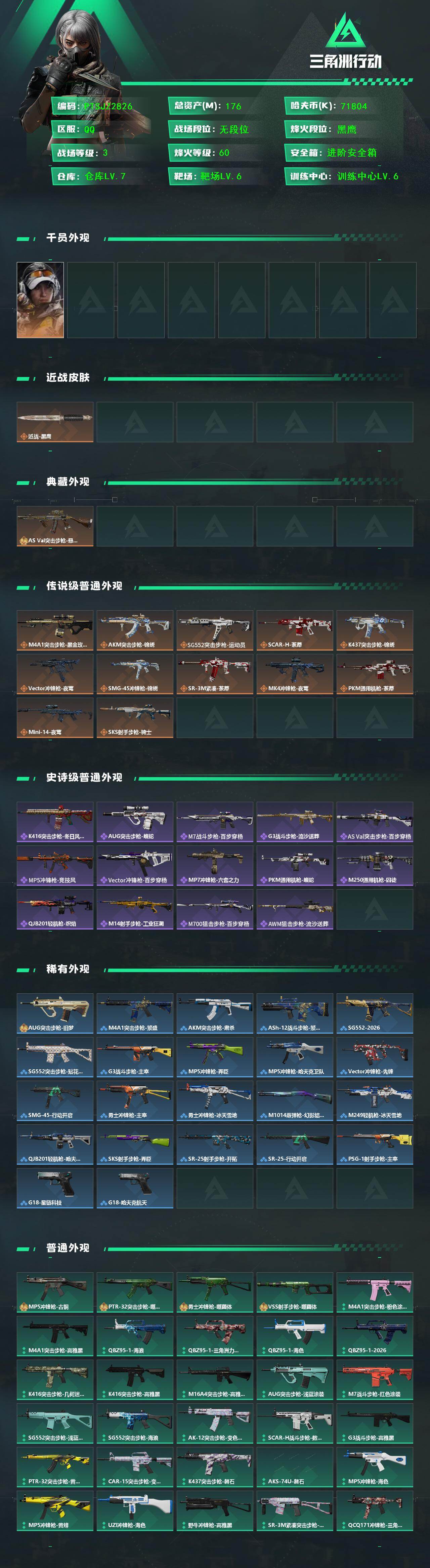 SJZCMW458996三角洲行动账号详情图2