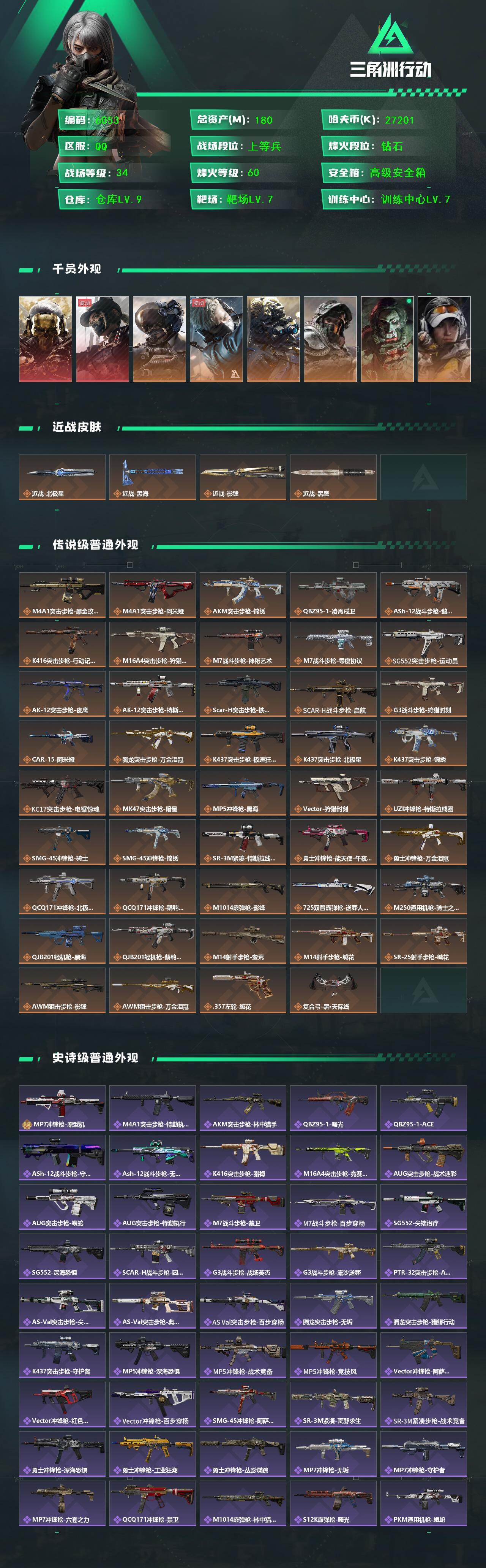 SJZCMW464940三角洲行动账号详情图2