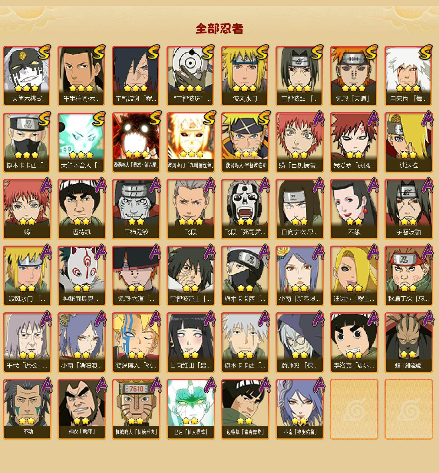 HYQM416572火影忍者账号详情图3 HYQM416572火影忍者账号详情图3