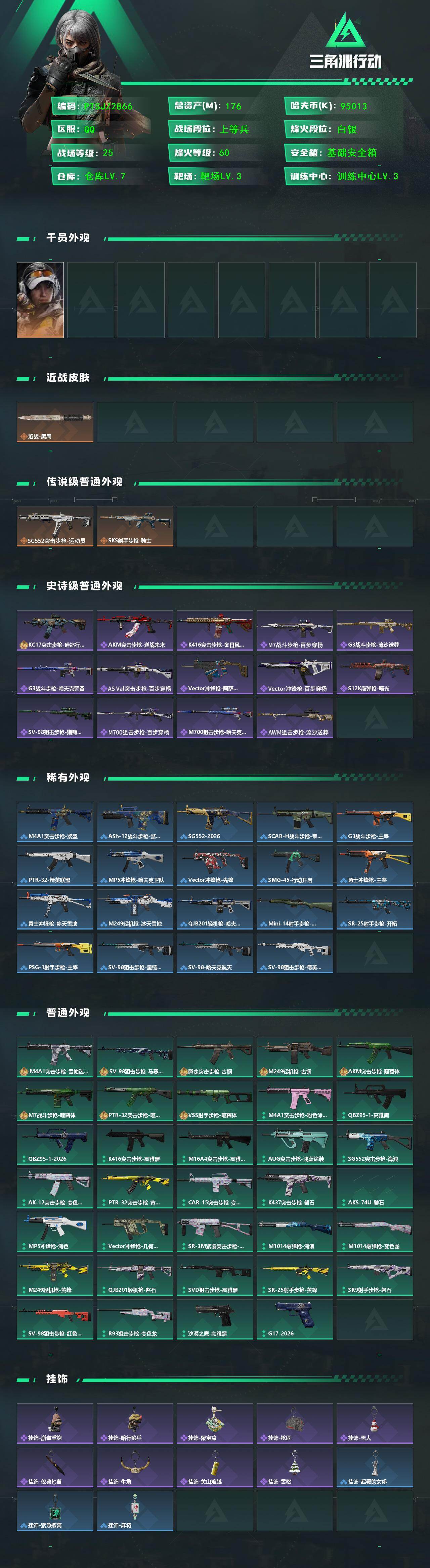 SJZCMW459297三角洲行动账号详情图2