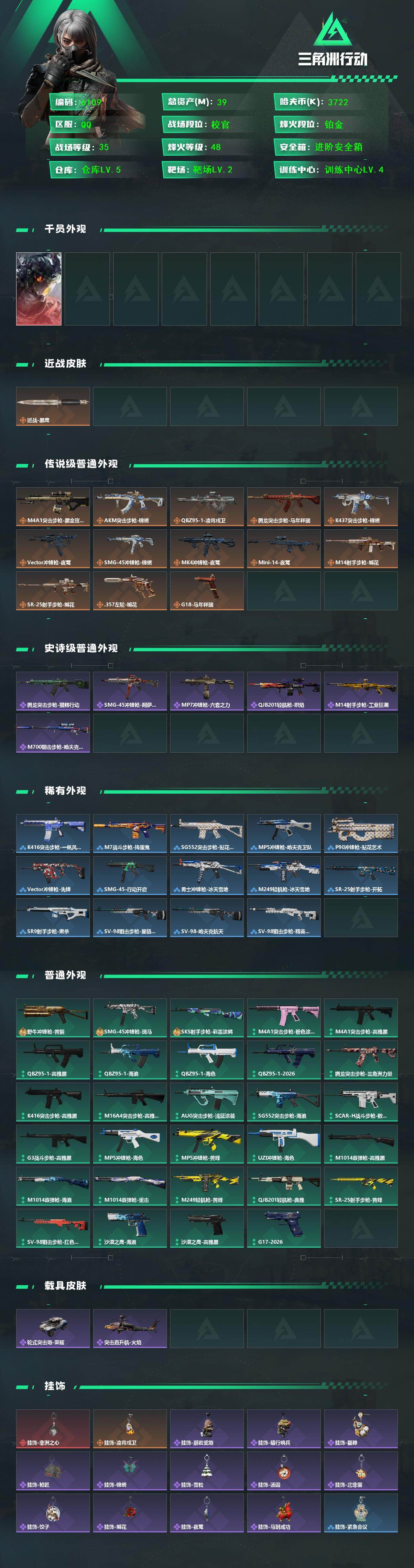 SJZCMW464908三角洲行动账号详情图2