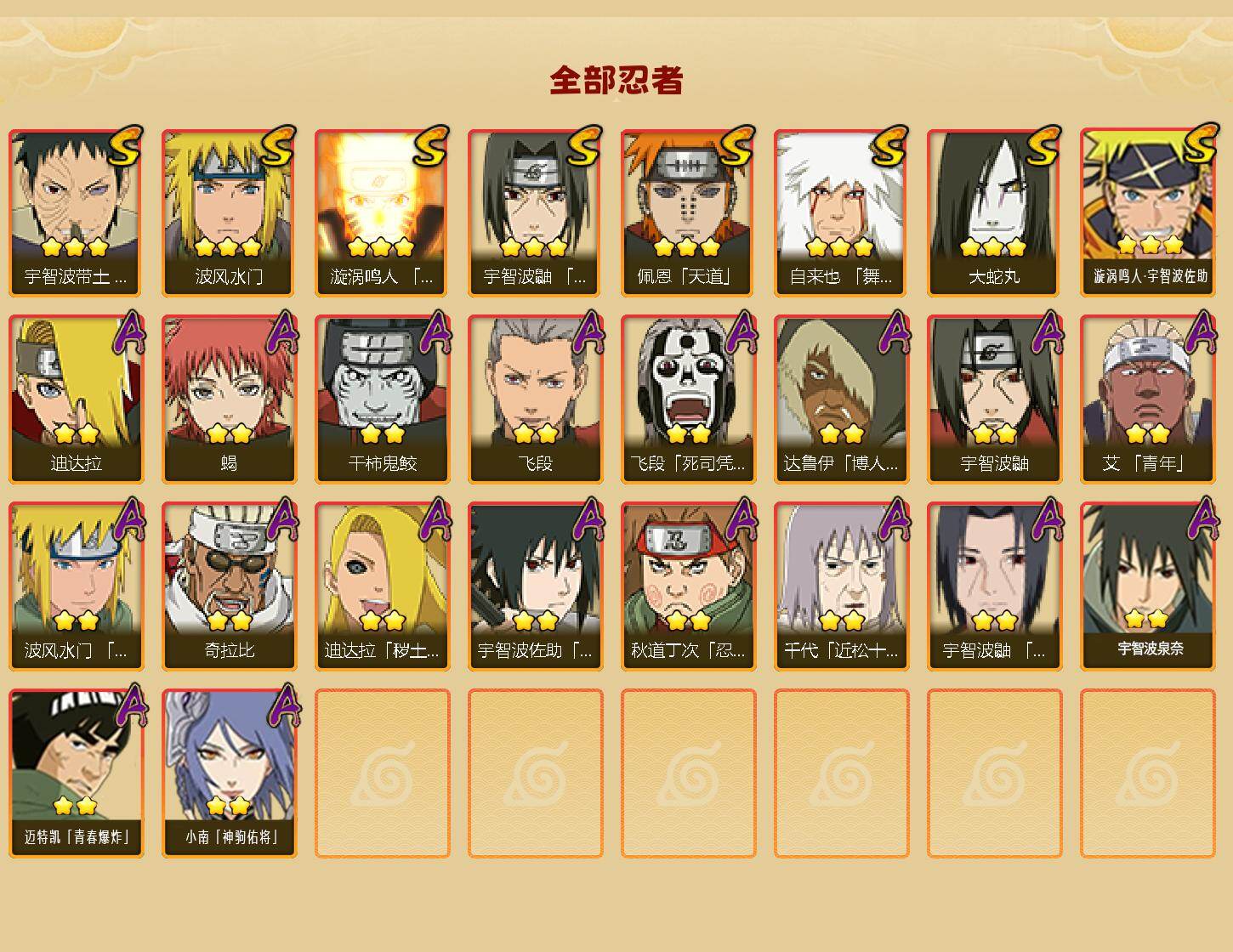 HYEY416649火影忍者账号详情图2 HYEY416649火影忍者账号详情图2