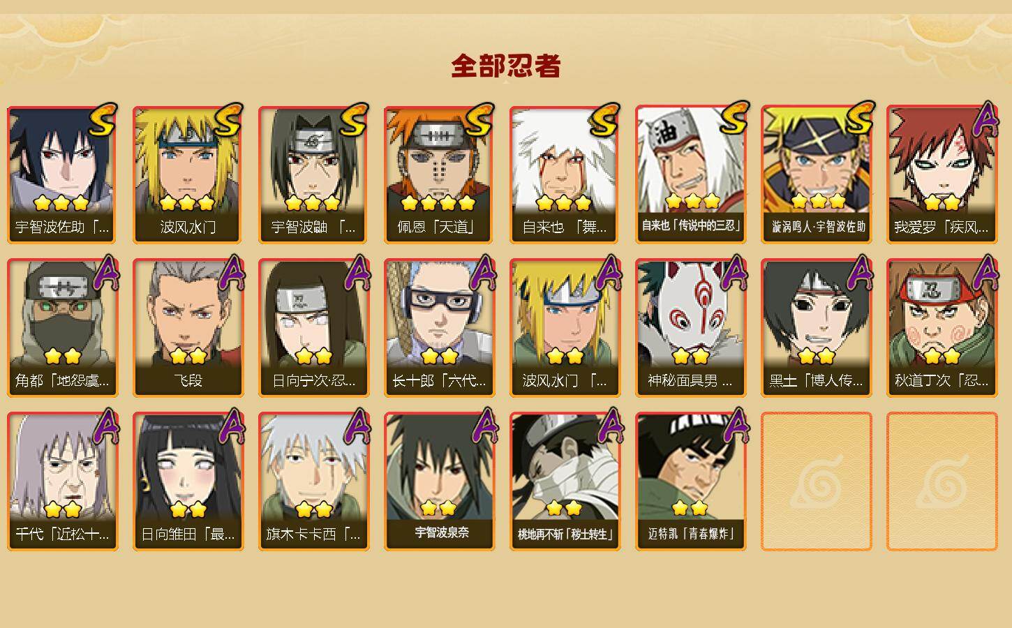 HYLFY416588火影忍者账号详情图2