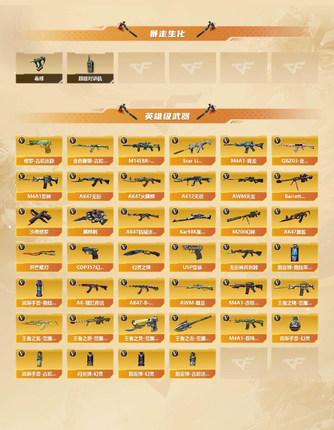 CFCMW453852穿越火线账号详情图3 CFCMW453852穿越火线账号详情图3