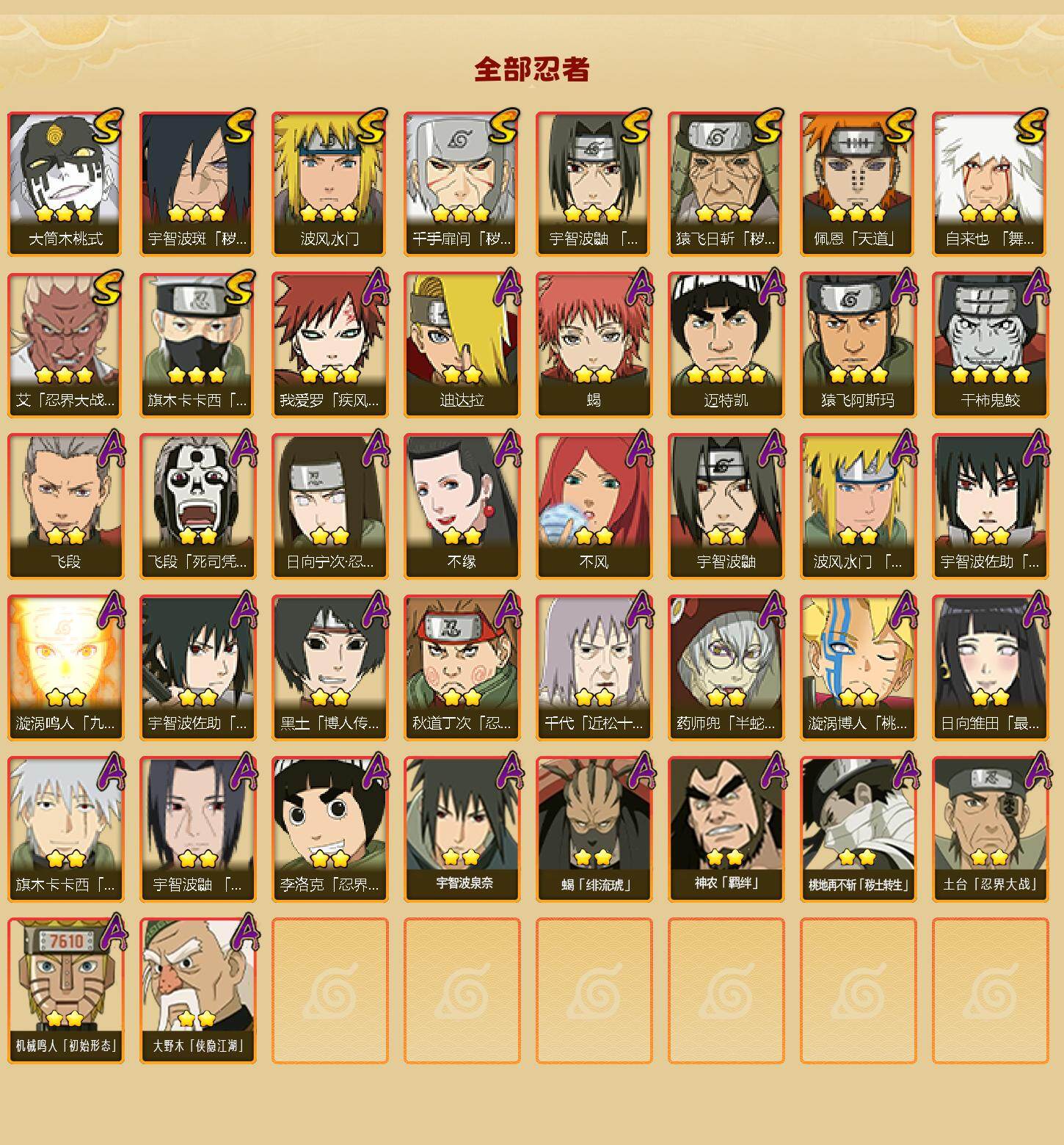 HYEY416648火影忍者账号详情图2 HYEY416648火影忍者账号详情图2