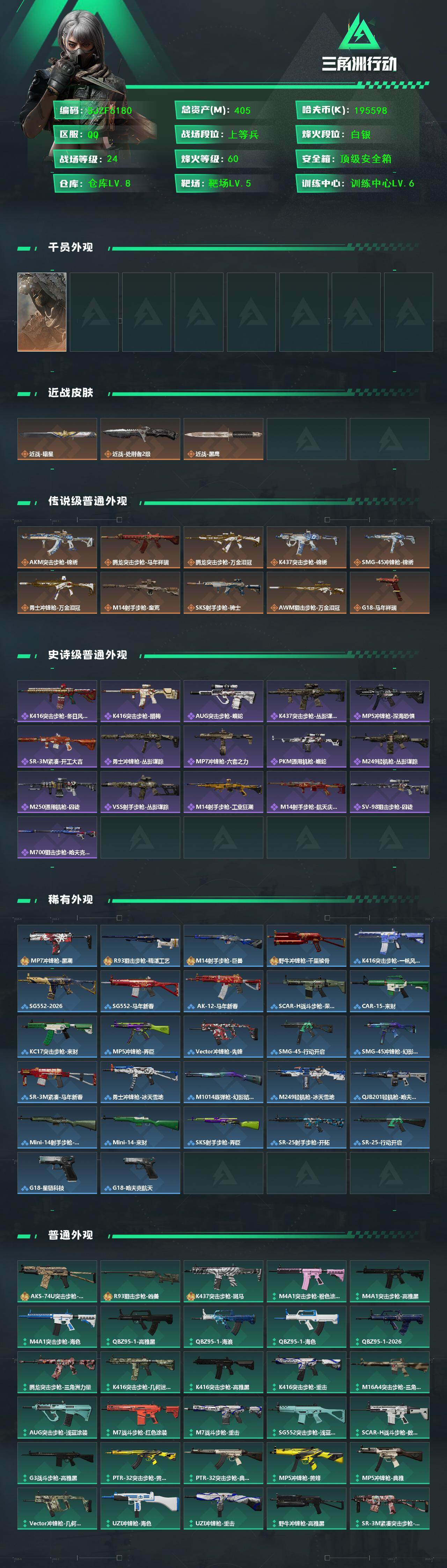 SJZEY457677三角洲行动账号详情图2