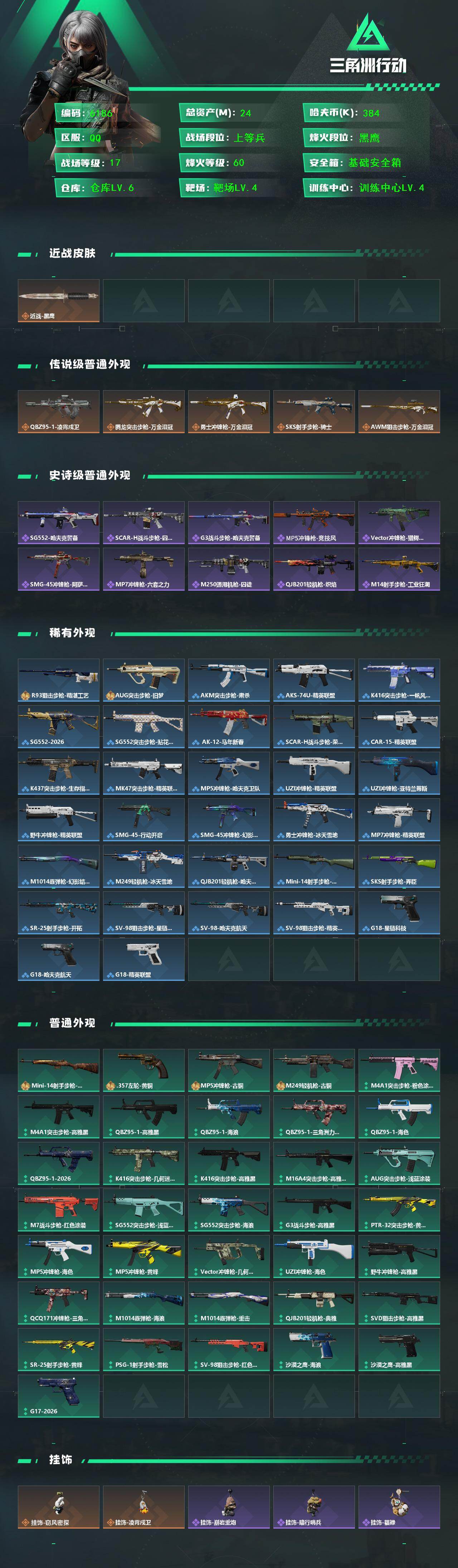 SJZCMW460057三角洲行动账号详情图2