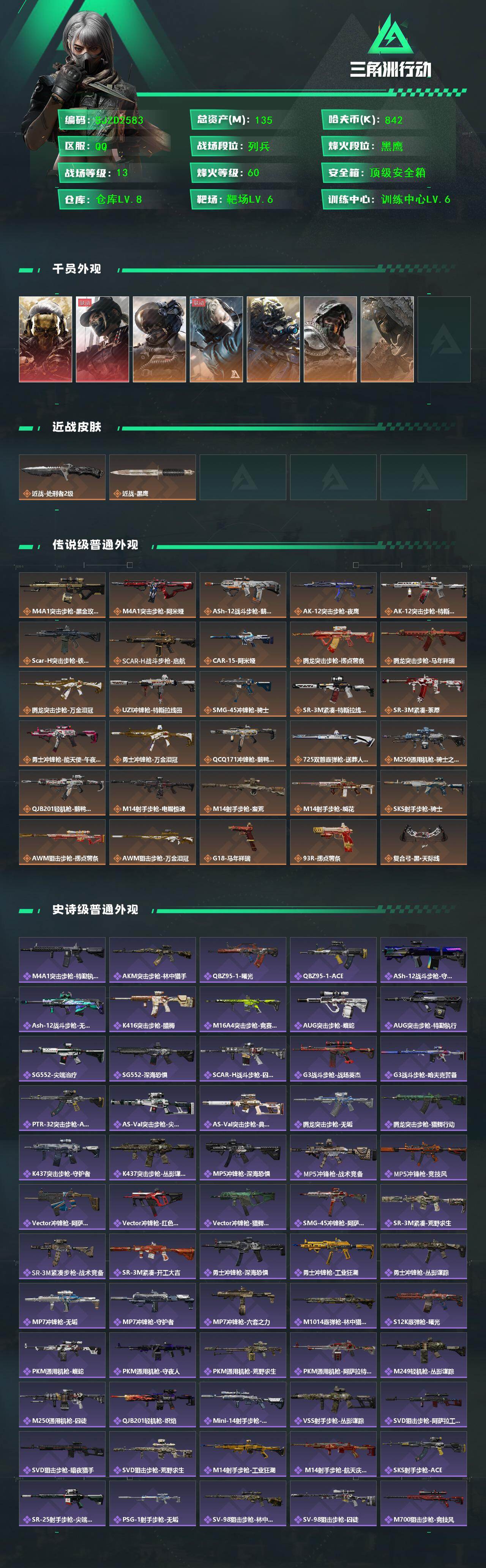 SJZEY457751三角洲行动账号详情图2