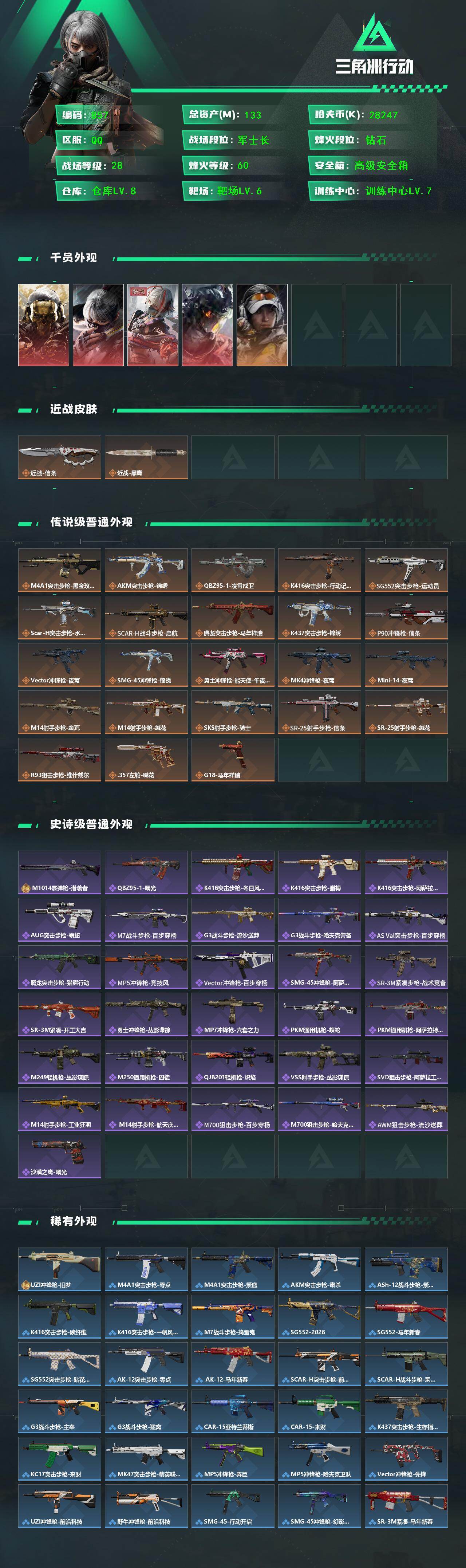 SJZCMW459879三角洲行动账号详情图2