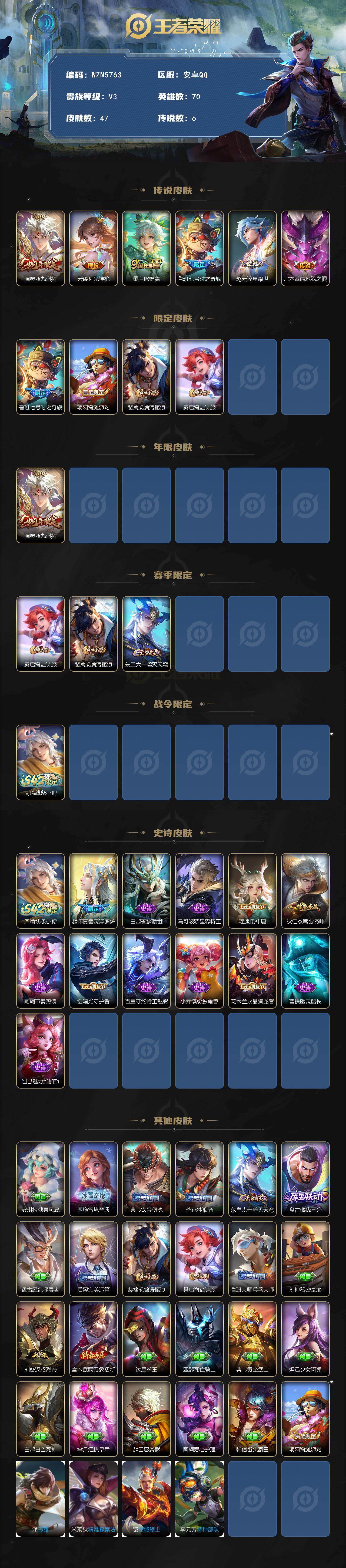 WZEY4197999王者荣耀账号详情图2