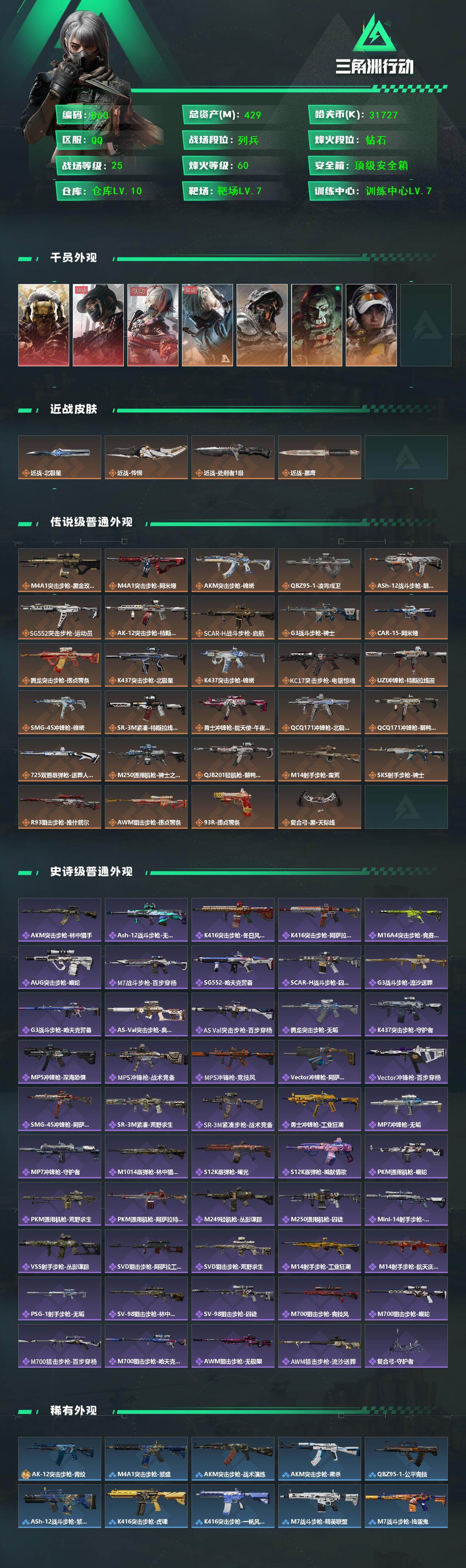 SJZCMW460059三角洲行动账号详情图2