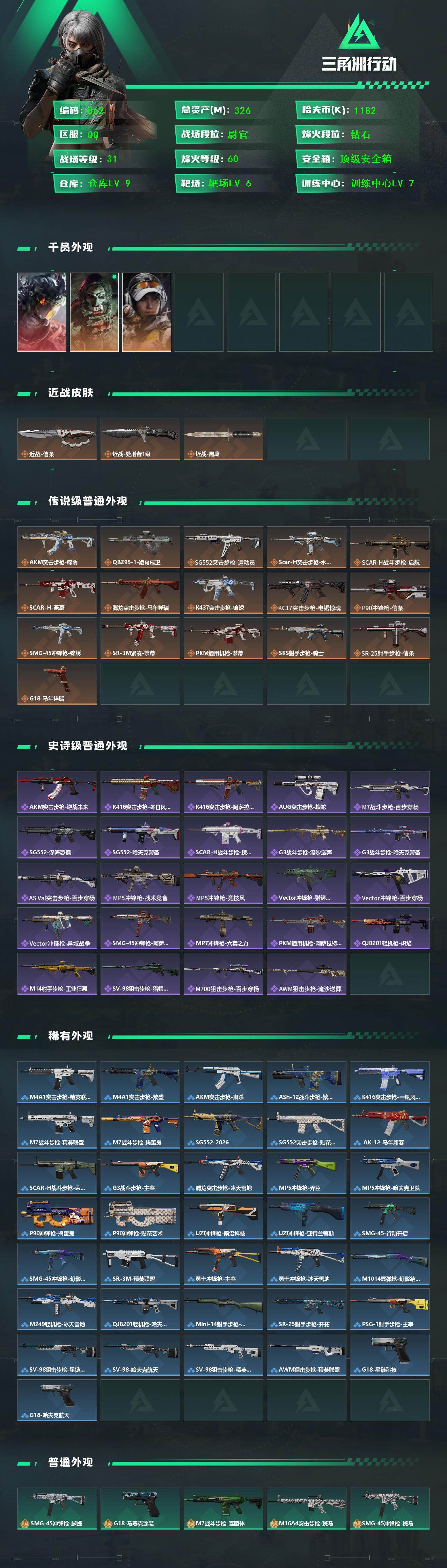 SJZCMW460061三角洲行动账号详情图2