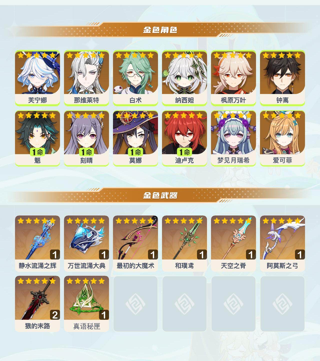 YSEY42977原神账号详情图3