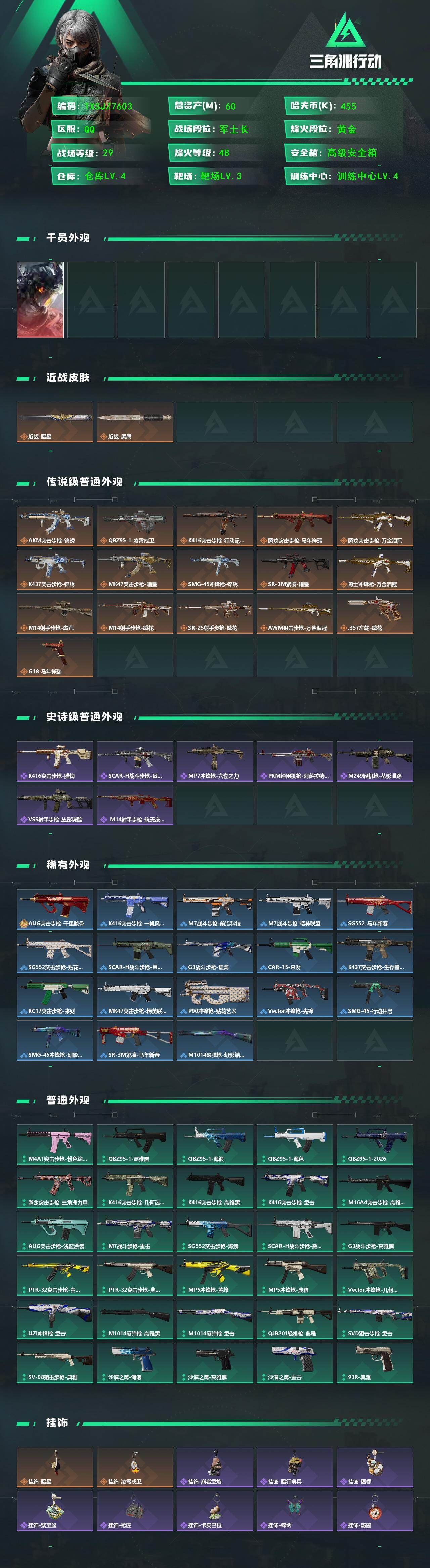 SJZCMW460224三角洲行动账号详情图2