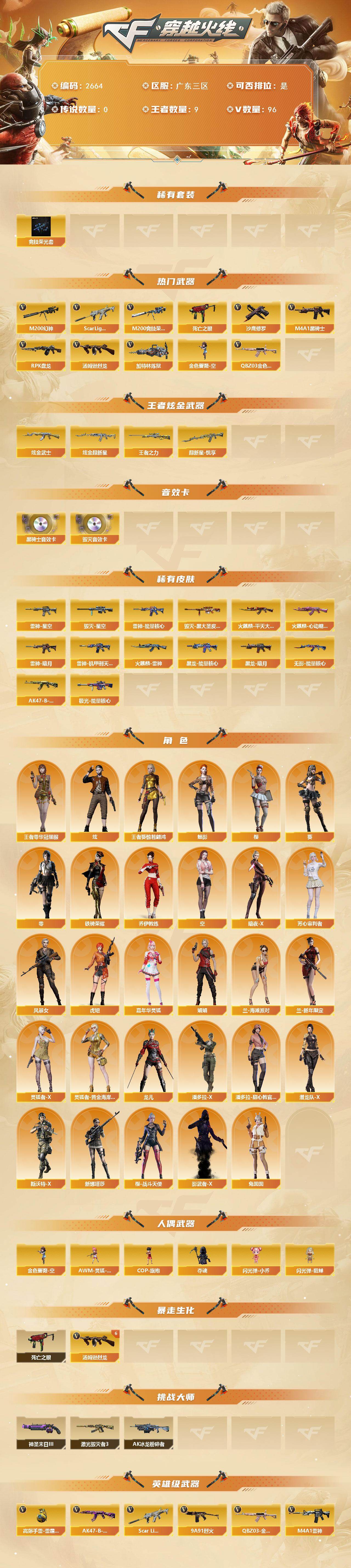 CFCMW454377穿越火线账号详情图2