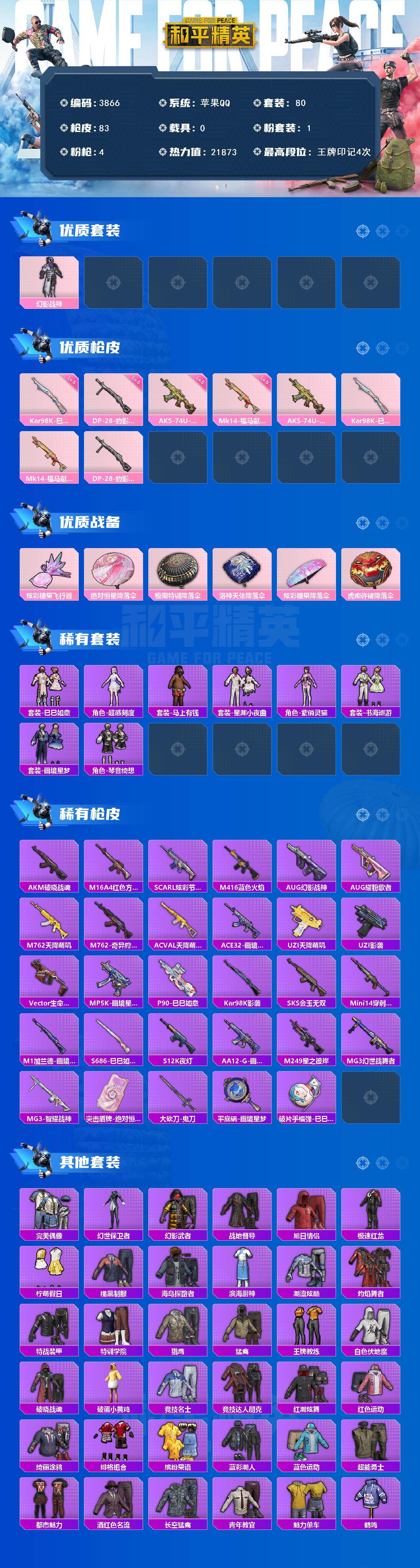 HPCMW4111793和平精英账号详情图2