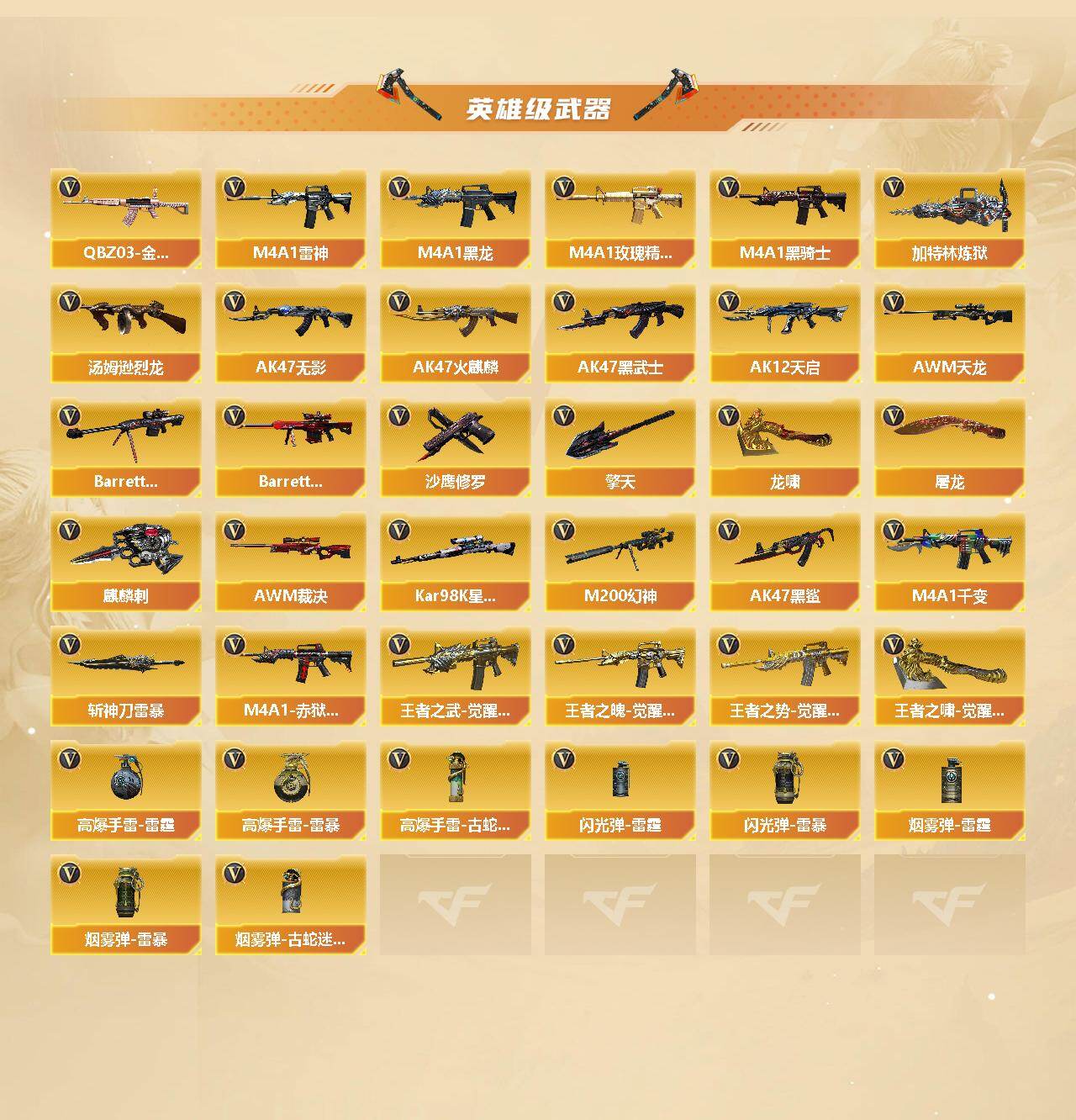 CFCMW454384穿越火线账号详情图3 CFCMW454384穿越火线账号详情图3